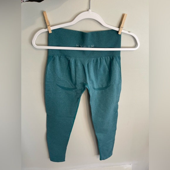 NWOT NVGTN Teal Workout Leggings - Picture 1 of 4